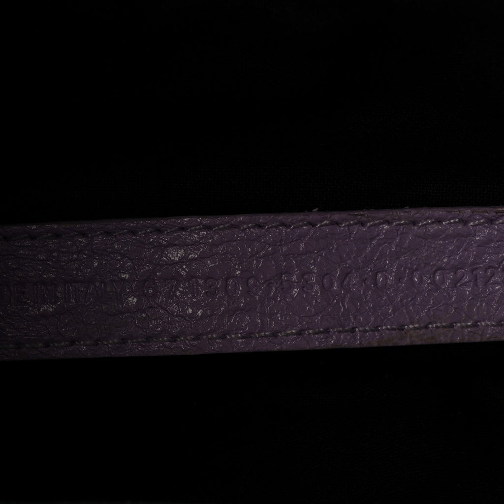 Agneau Arena Le Cagole Shoulder Bag XS Lilac