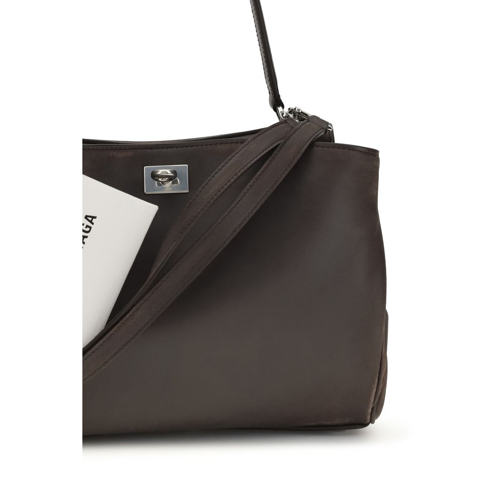 Small Rodeo Calf Leather Shoulder Bag