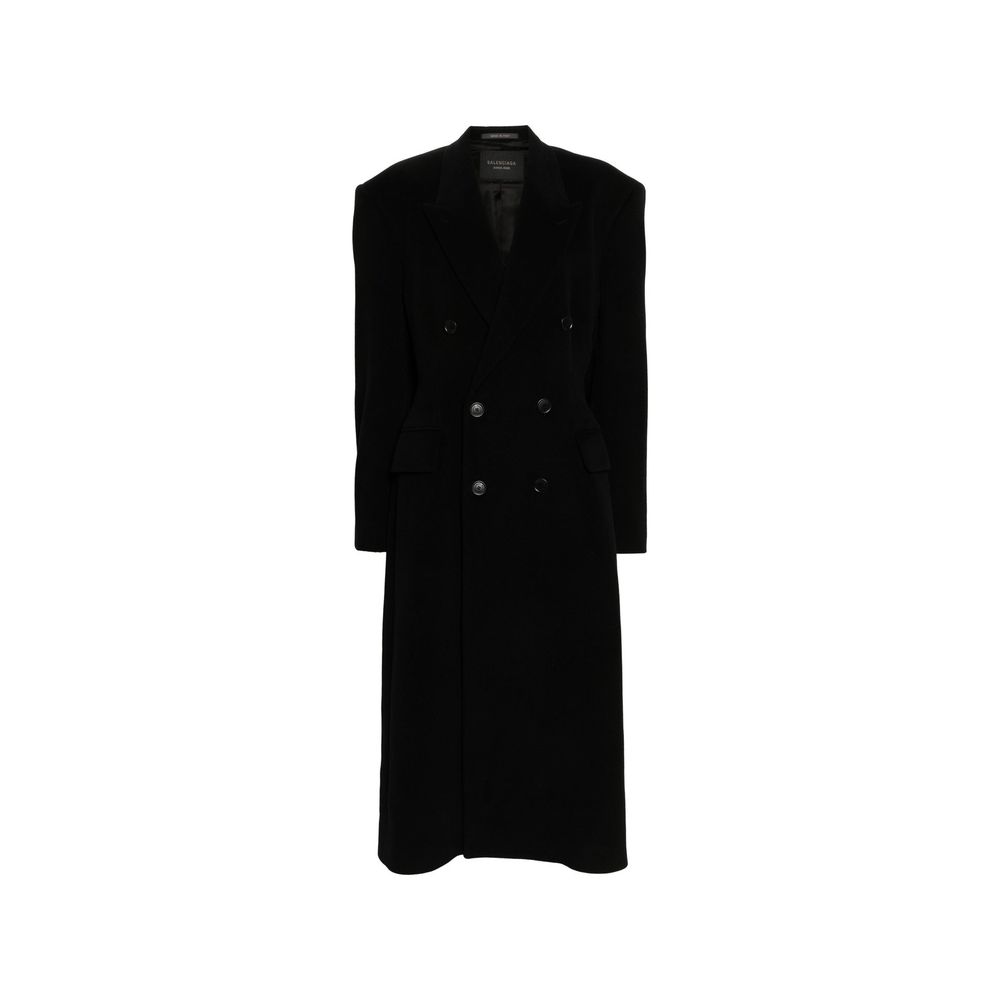 Balenciaga Black Cashmere women Coat