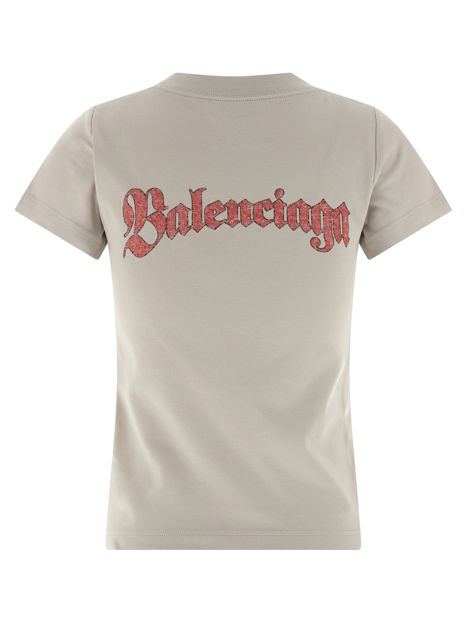 Balenciaga Gray Cotton Women's T-Shirt