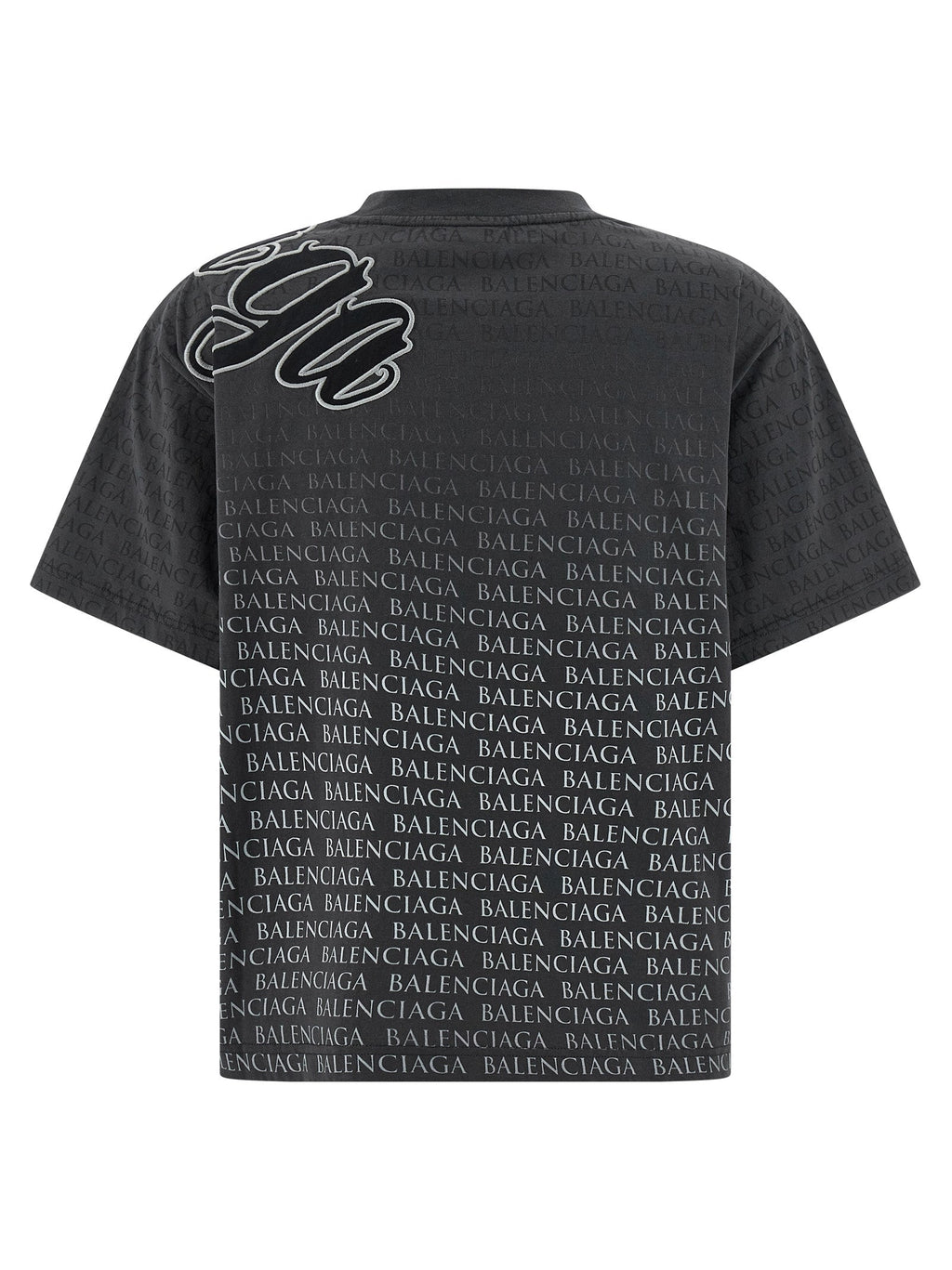 Balenciaga Black Cotton Women's T-Shirt