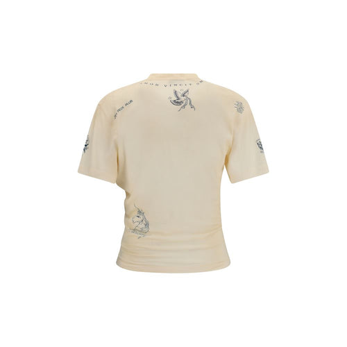 Balenciaga Beige Cotton women T-Shirt