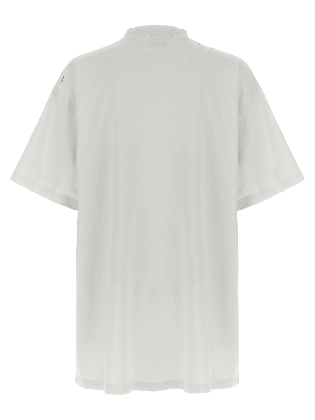 Balenciaga White Cotton Women's T-Shirt
