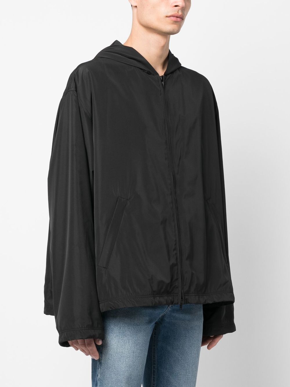 Balenciaga Balenciaga logo-print Hooded Windbreaker
