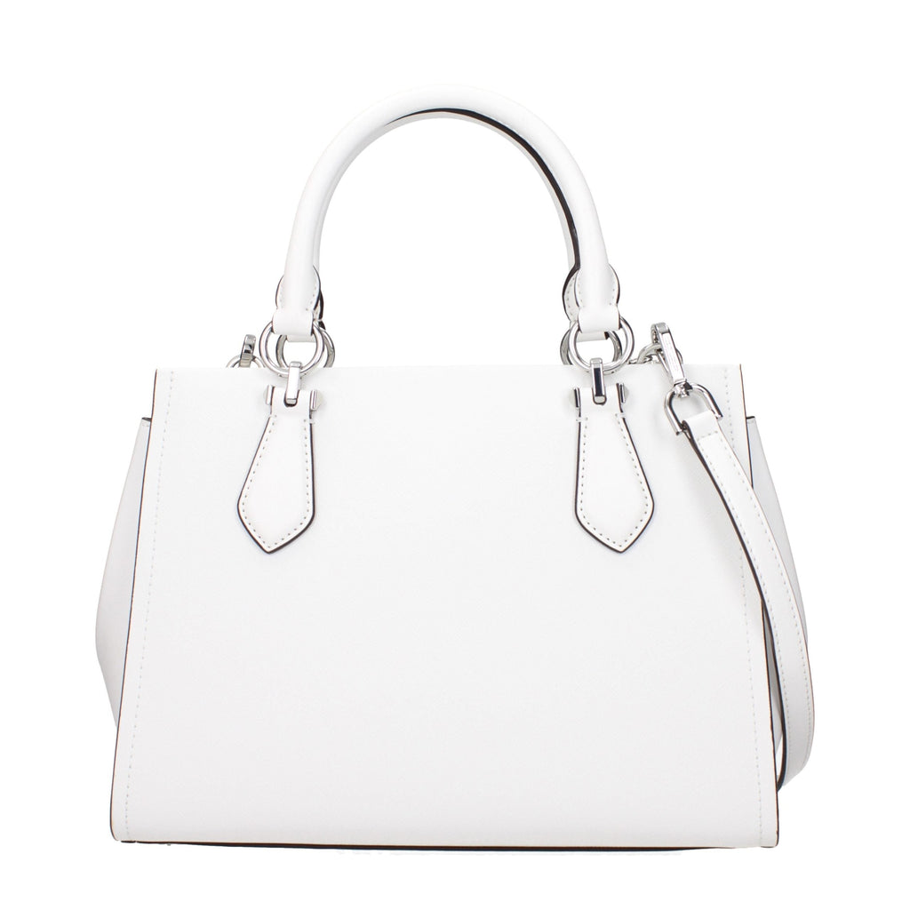 White Leather Shoulder Bag