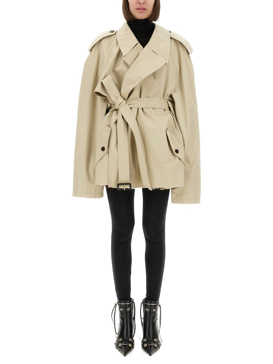 Balenciaga Women Trench Cropped