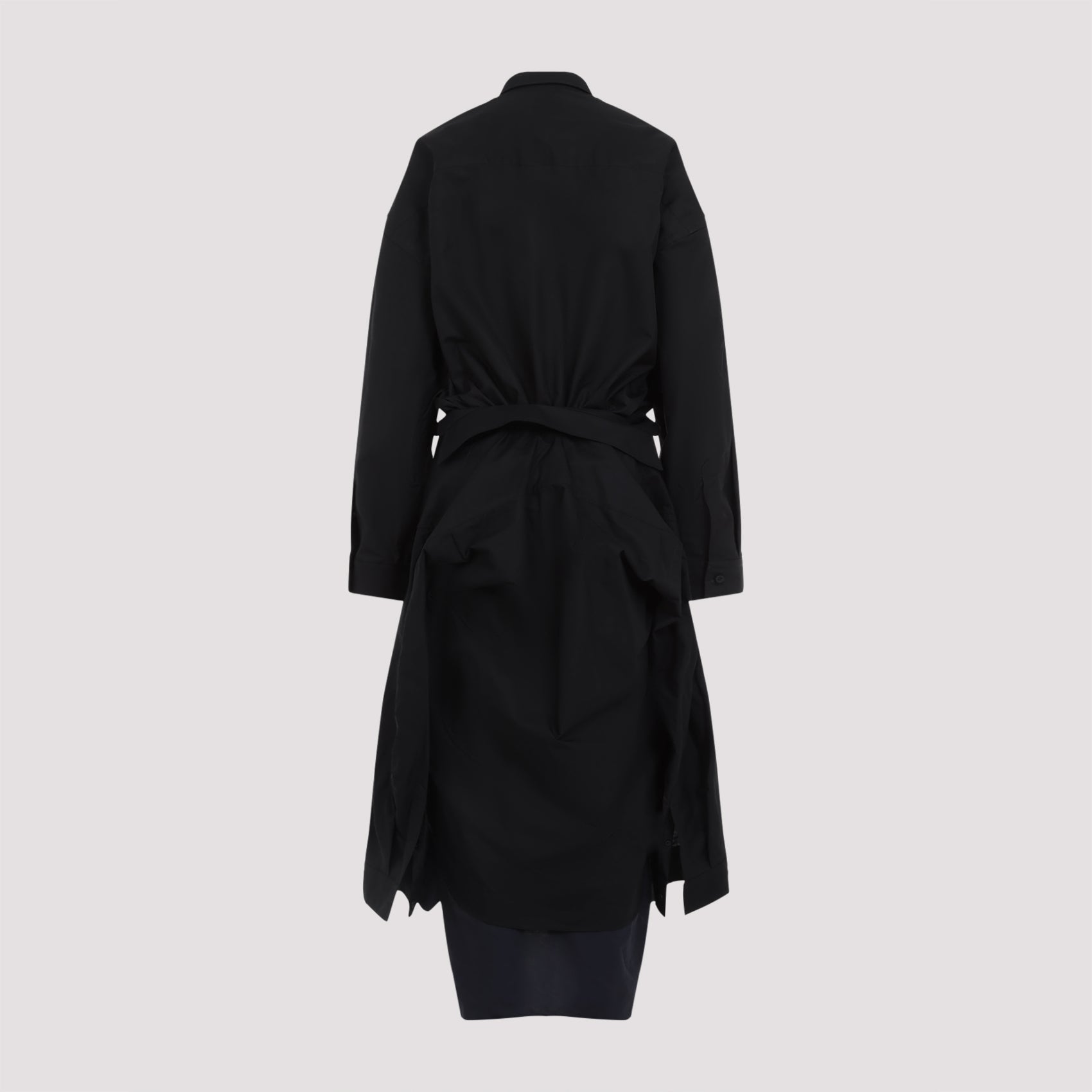 Balenciaga Maxi Patched Shirt Women