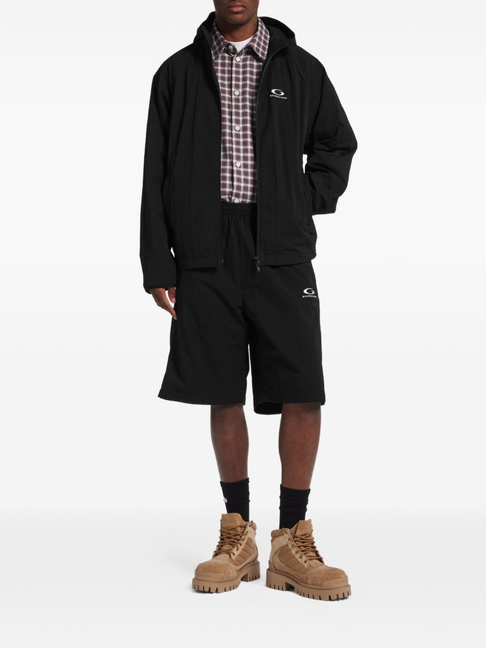 Balenciaga Coats Black