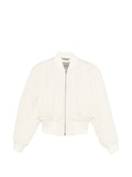 Balenciaga Women's Cropped Bomber Jacket
