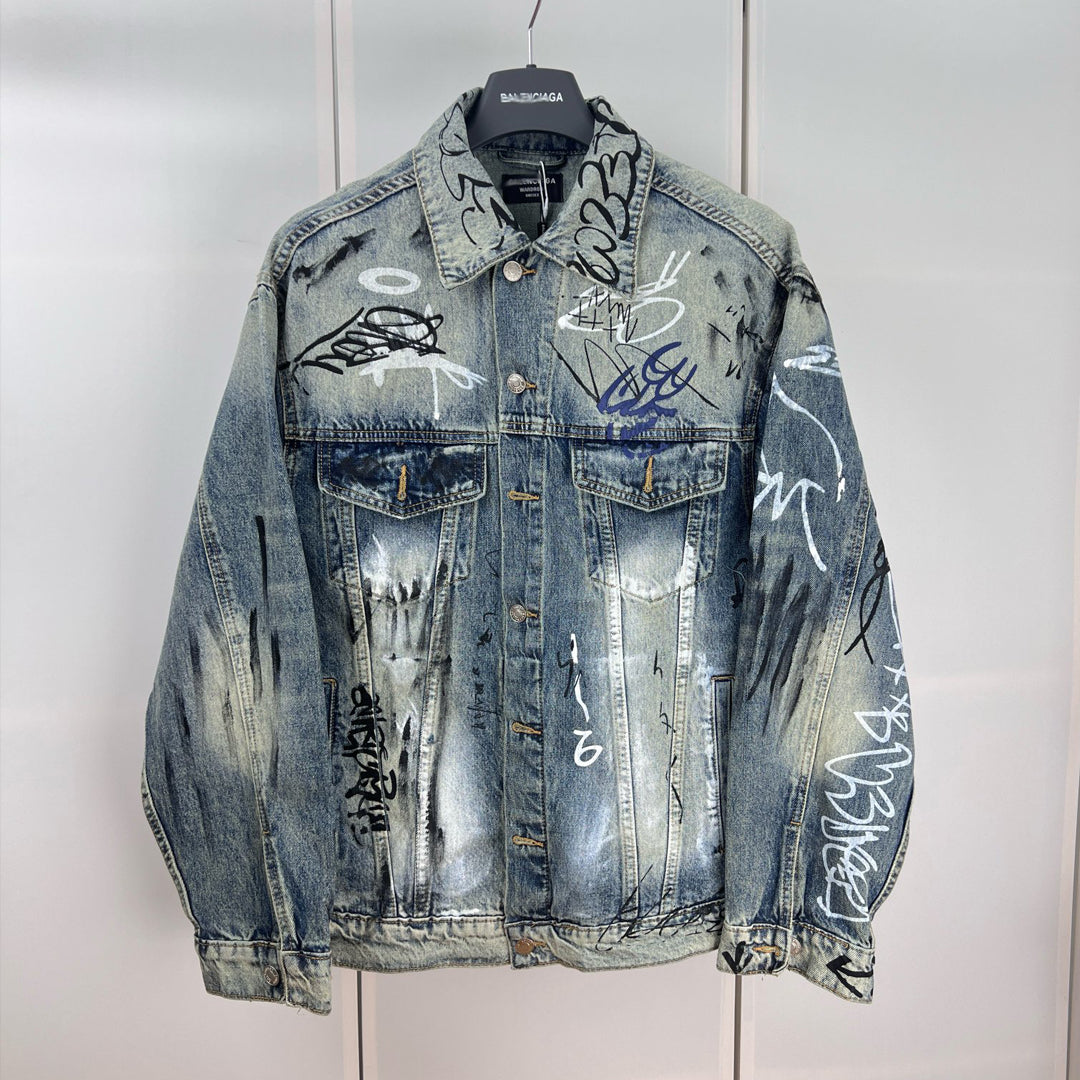 Balenciaga Men's Jacket Denim