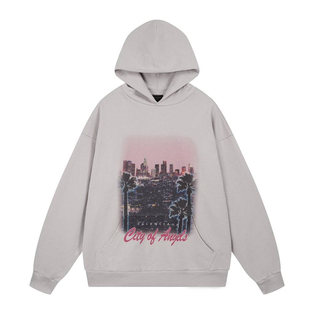 Balenciaga  Print Loose Fit Hoodie
