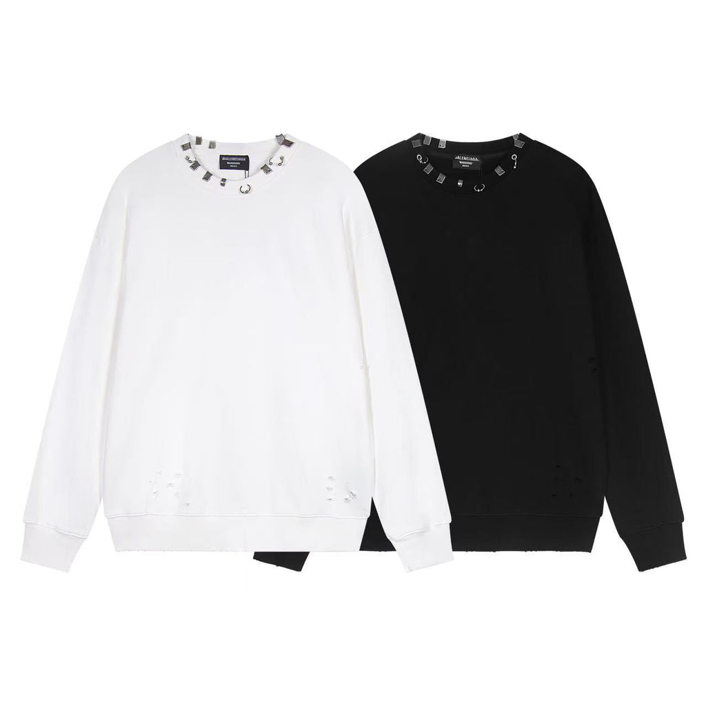 Balenciaga  Couples Crew Neck Hoodie