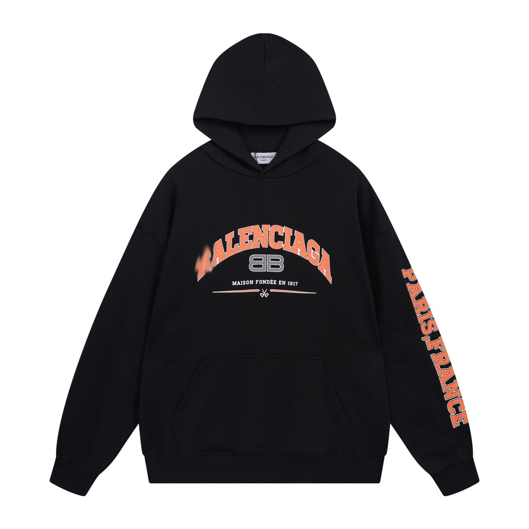 Balenciaga Print Couples Hoodie
