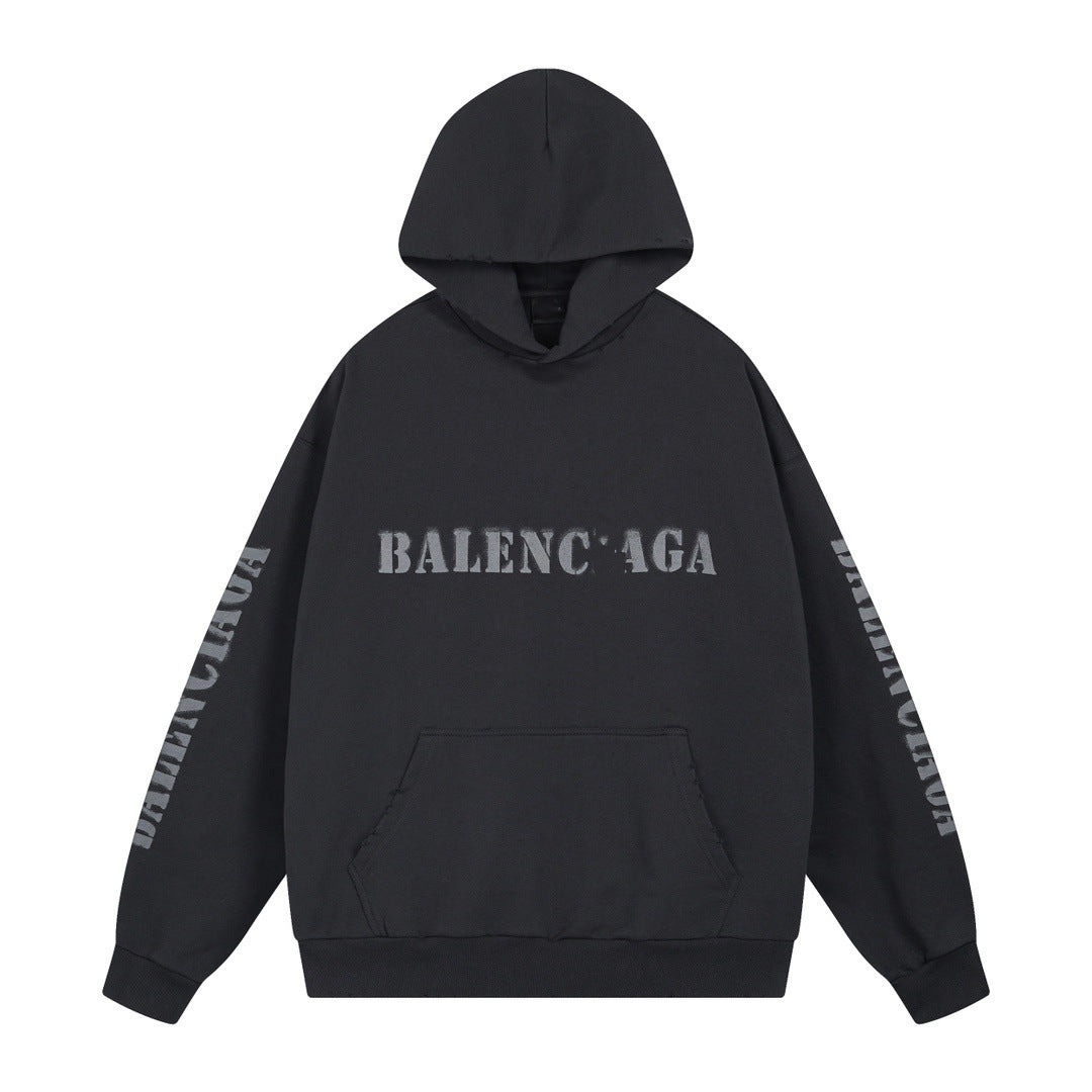 Balenciaga LOGO  Print Hoodie