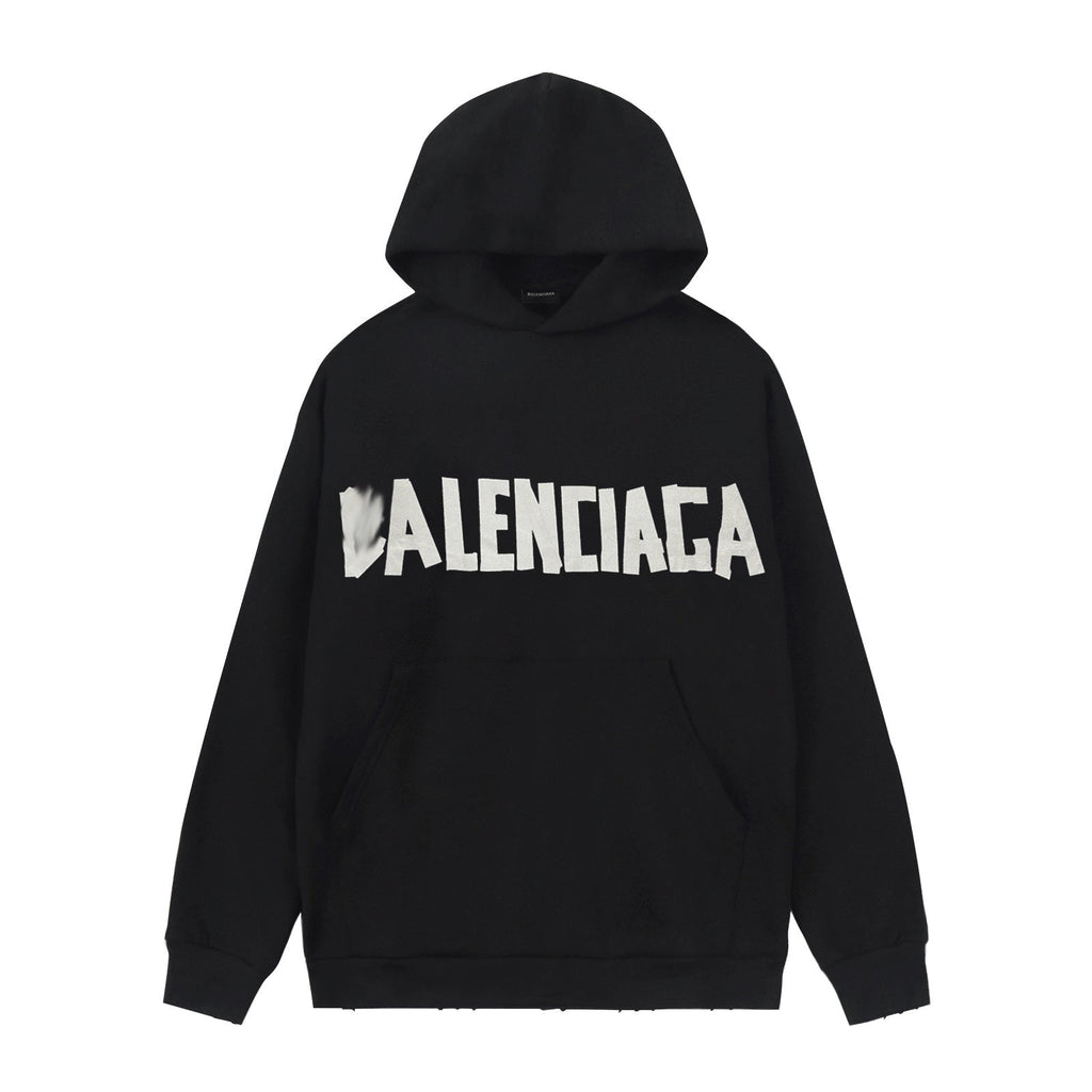 Balenciaga Couples Distressed Hoodie