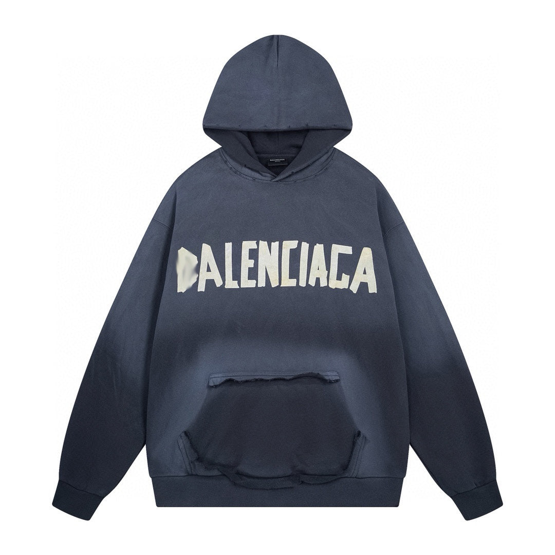 Balenciaga Print LOGO Hoodie