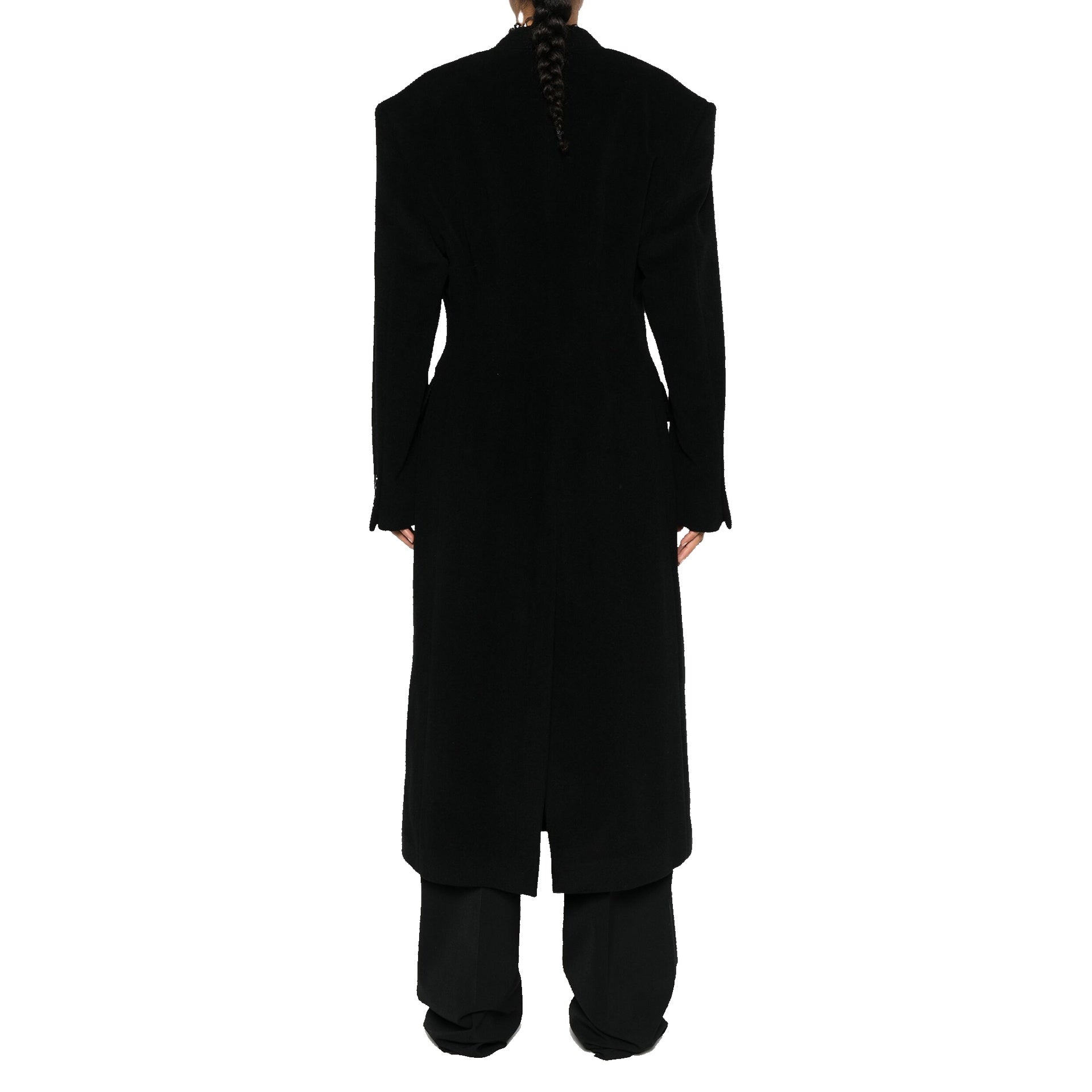 Balenciaga Cashmere And Wool Cinched Coat Women