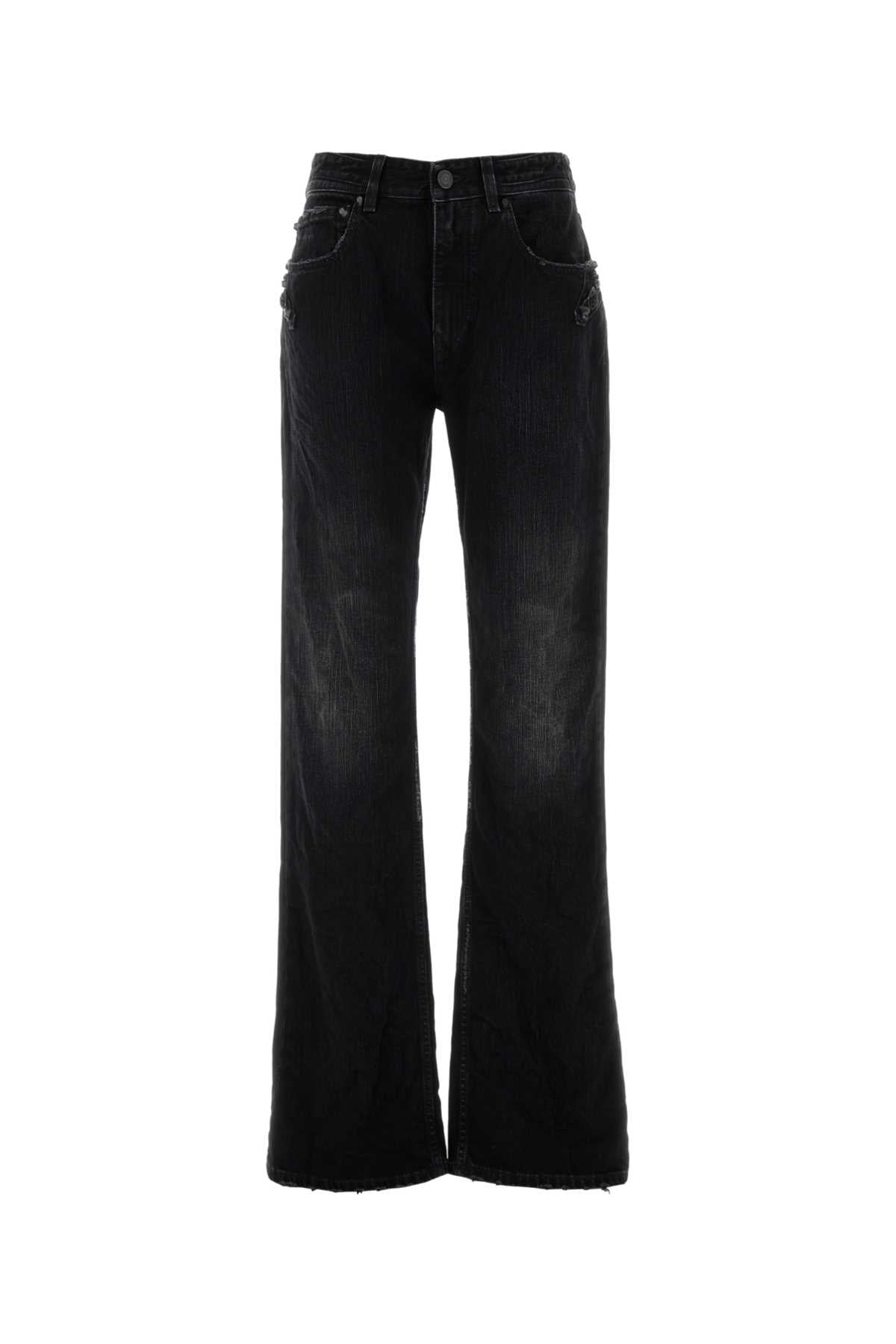 Balenciaga Women Black Denim Jeans