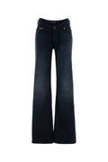 Balenciaga Women Navy Blue Denim Jeans