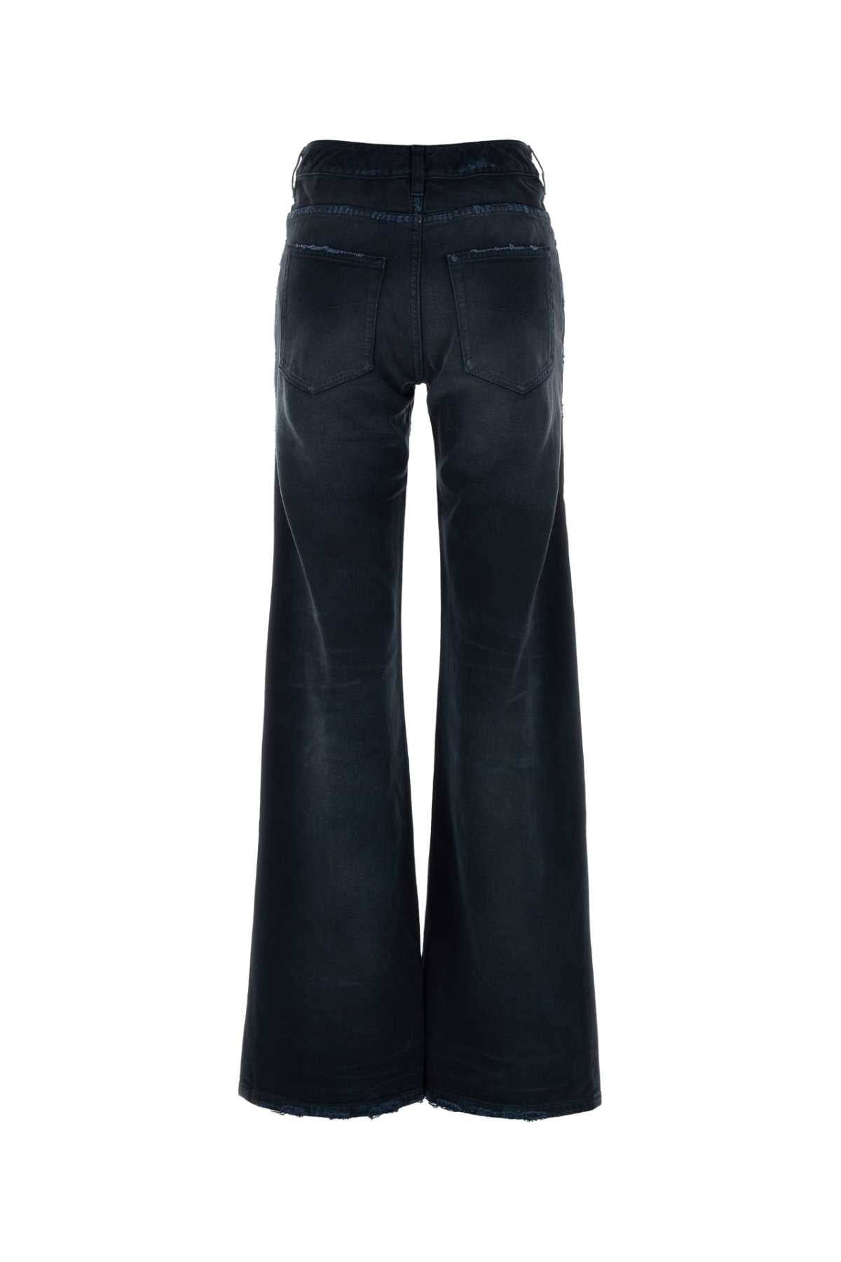 Balenciaga Women Navy Blue Denim Jeans