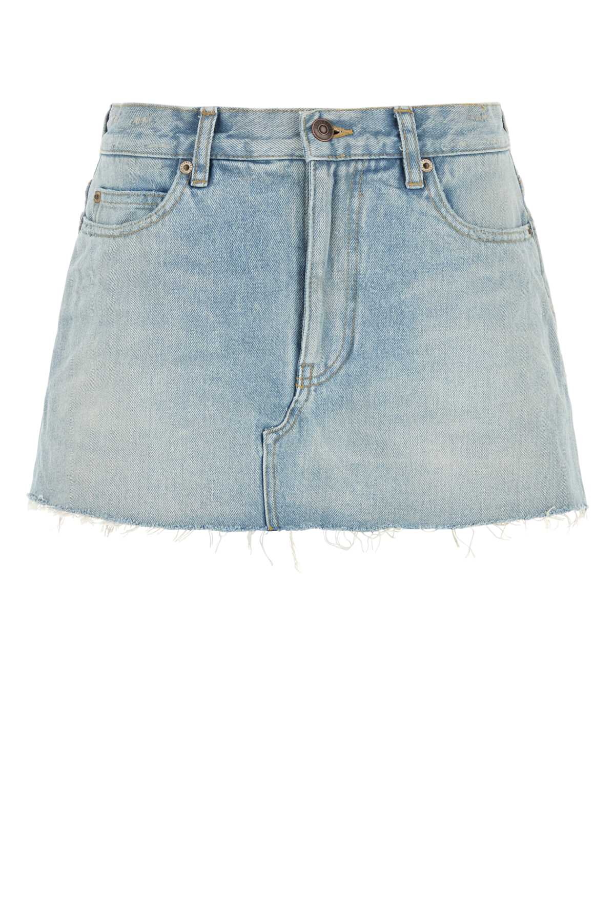 Balenciaga Women Denim Pant-Skirt