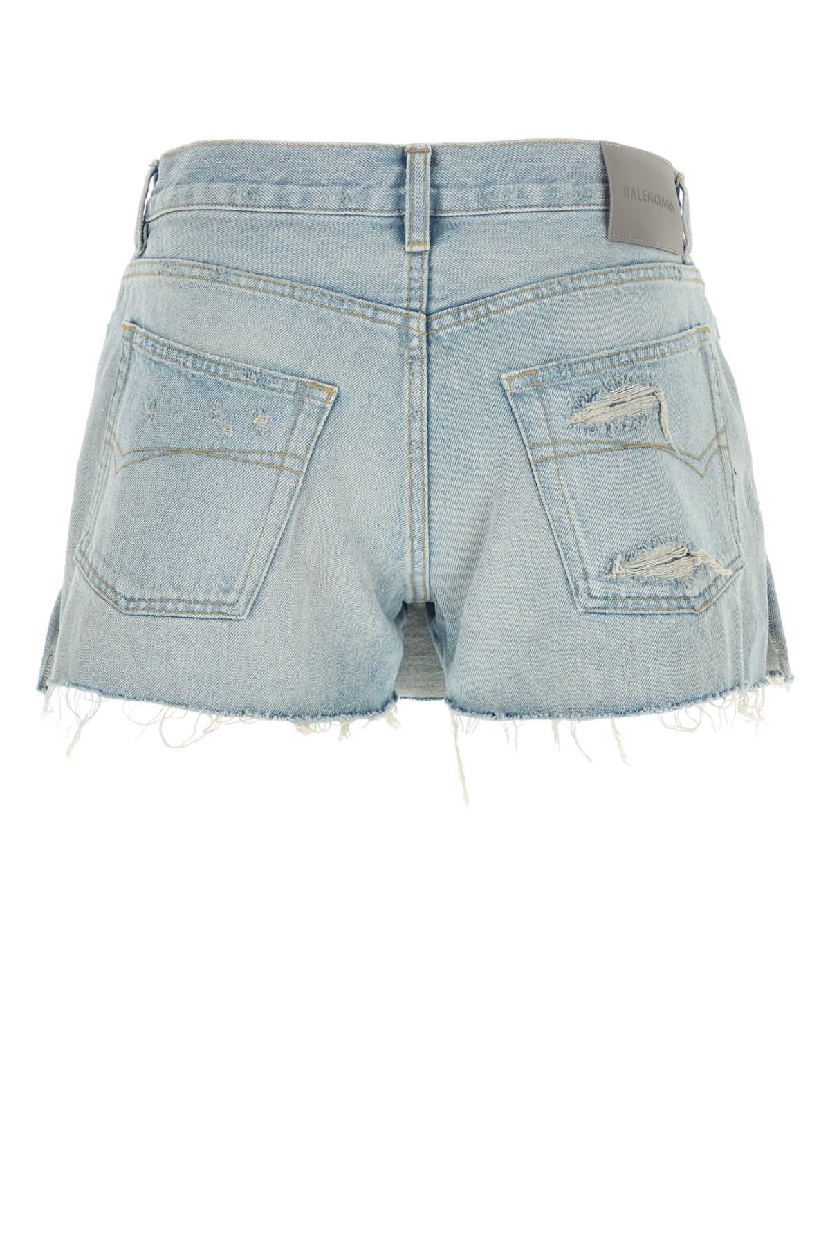 Balenciaga Women Denim Pant-Skirt