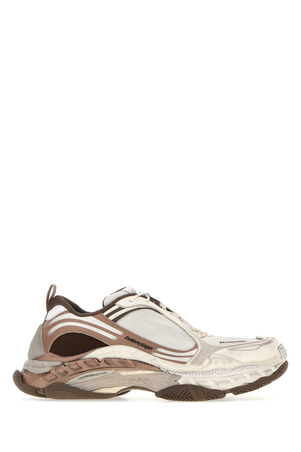 Balenciaga Men Multicolor Canvas And Rubber Triple S.2 Sneakers