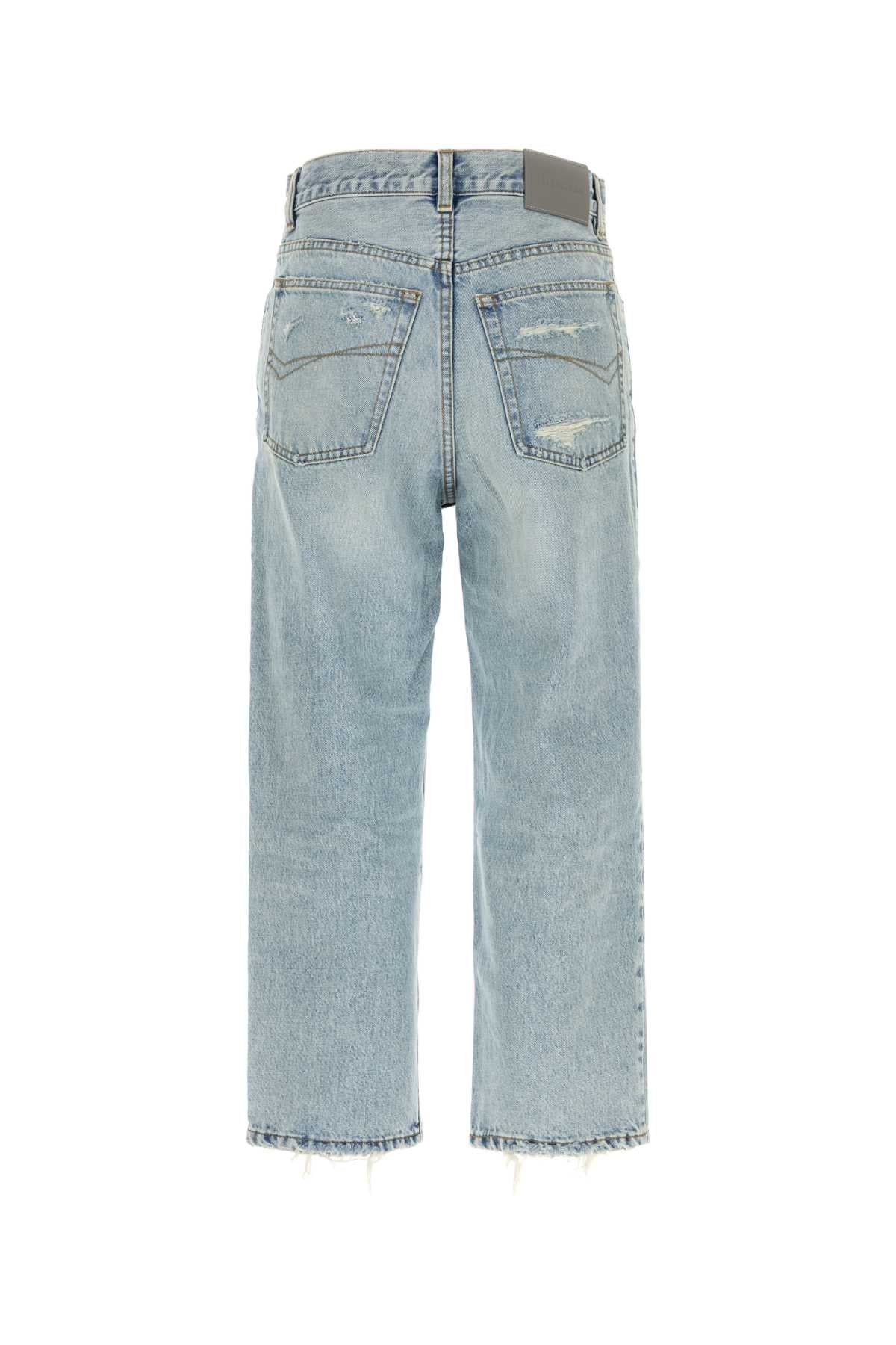 Balenciaga Women Light-Blue Denim Jeans