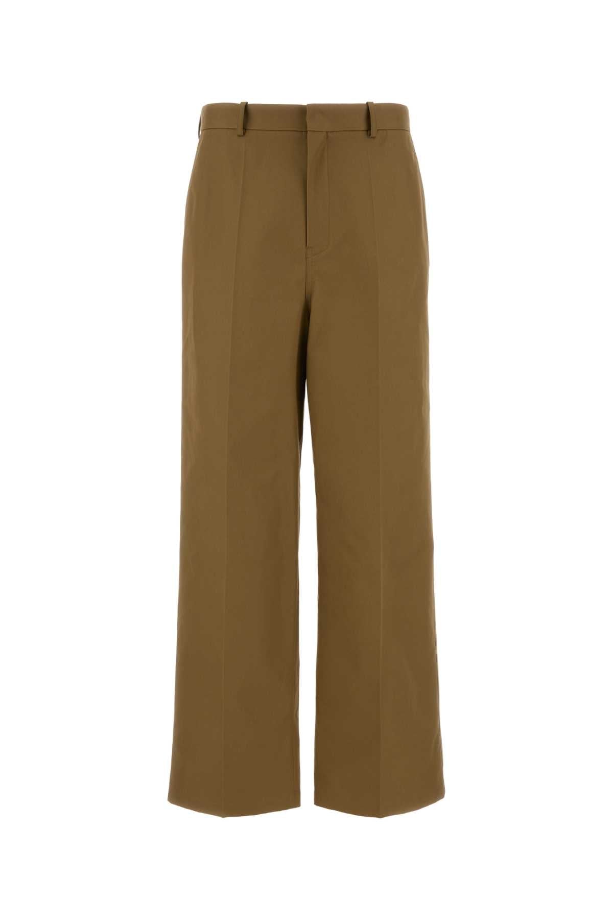 Balenciaga Men Camel Twill Chino Pant