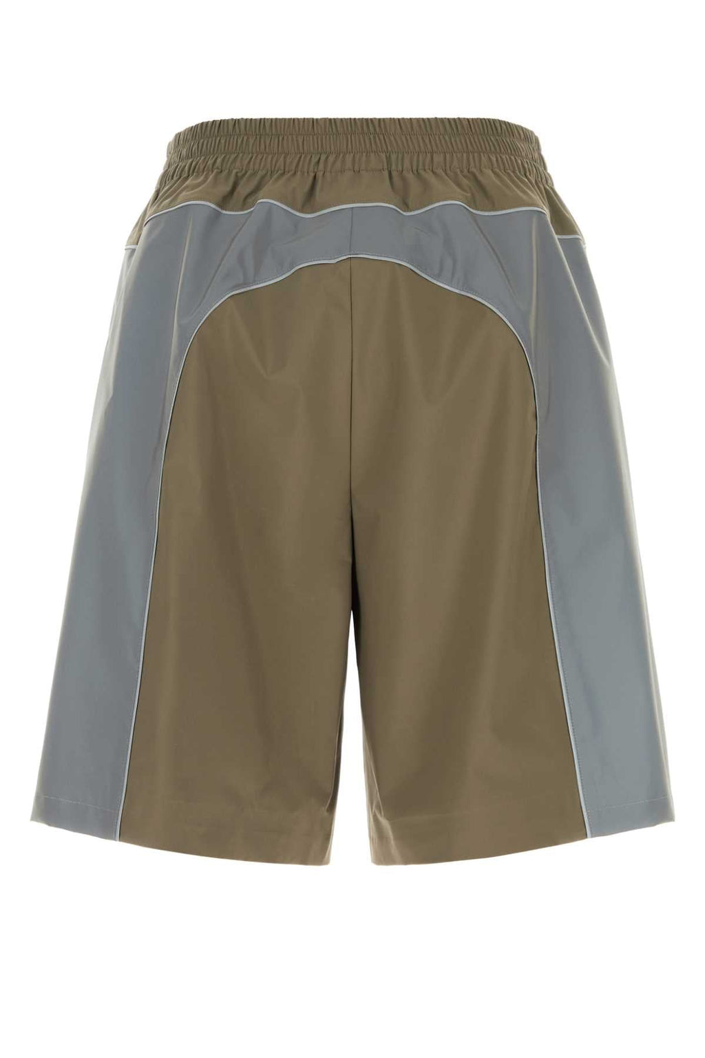 Balenciaga Men Mud Tech Fabric Bermuda Shorts
