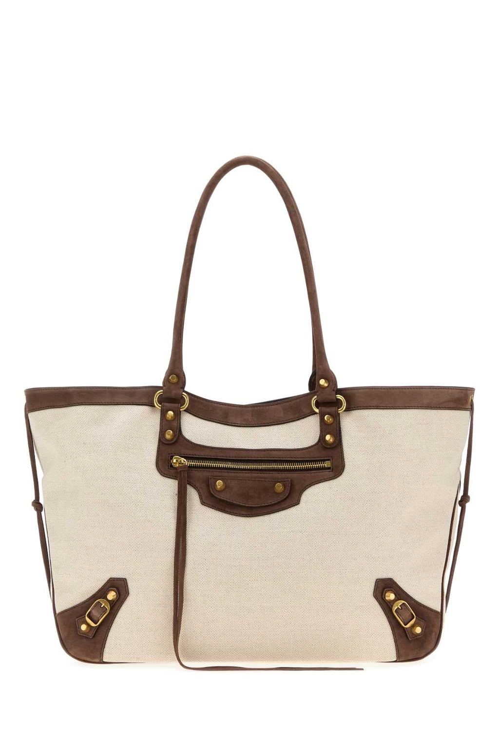 Balenciaga Women Sand Canvas Le City Shopping Bag