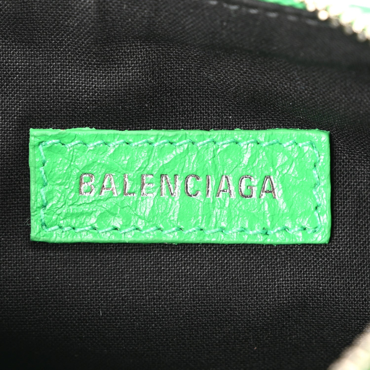 Agneau Arena Le Cagole Shoulder Bag XS Vivid Green