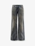 Balenciaga Women Curved Waist Pants Jeans