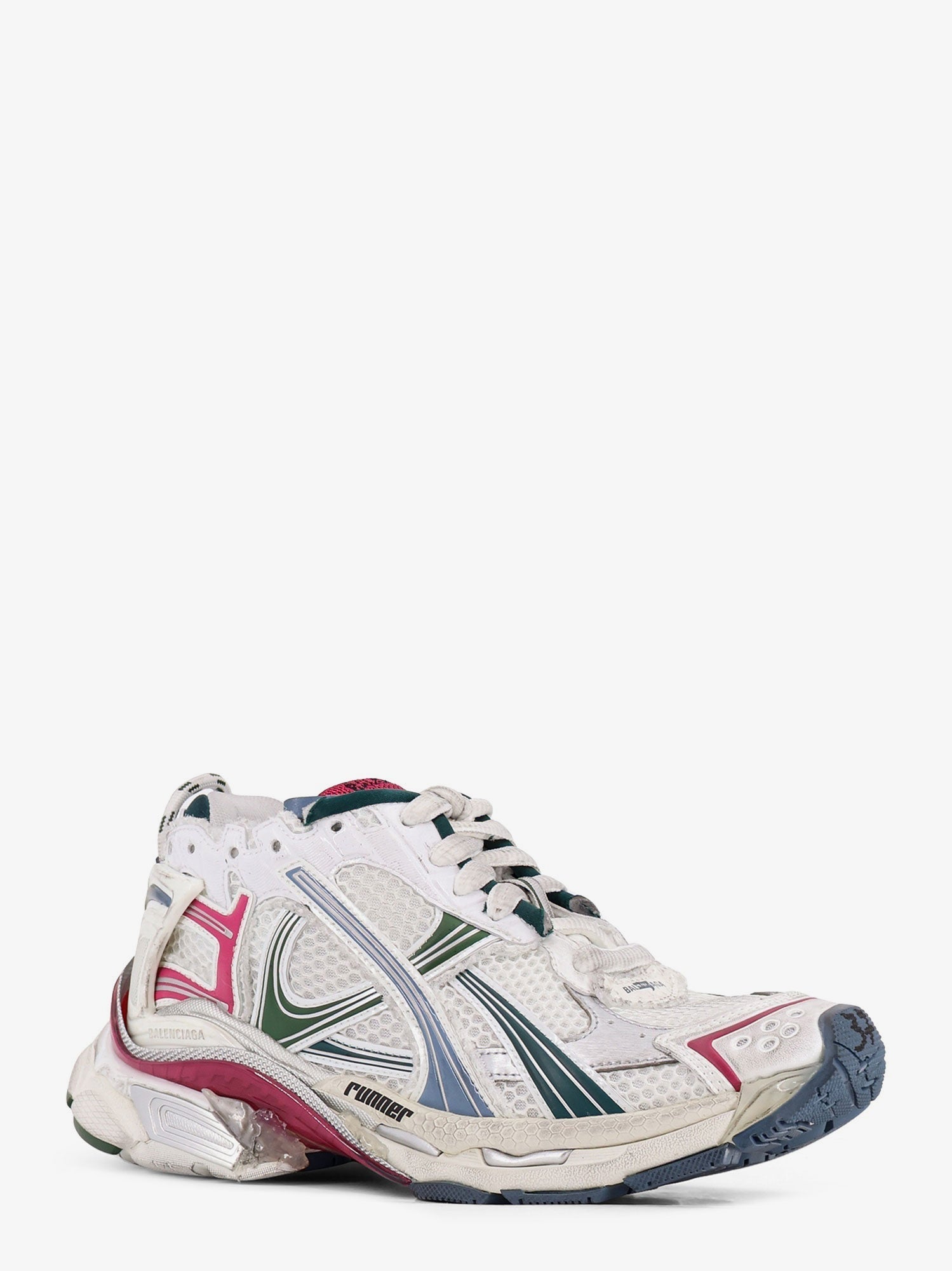 Balenciaga Women Runner Low-Top Mesh Sneakers