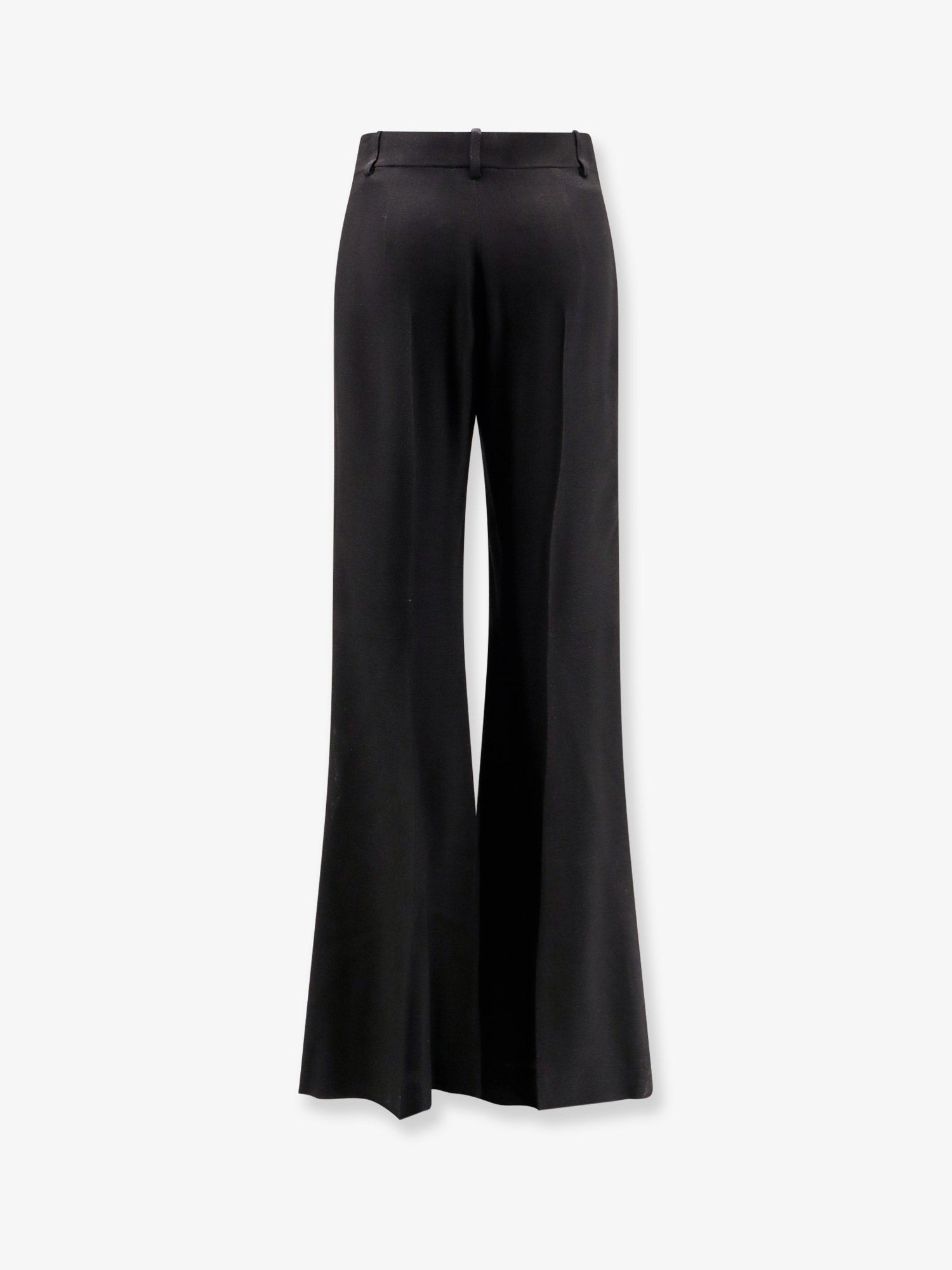 Balenciaga Women Viscose Trousers With Flared Bottom