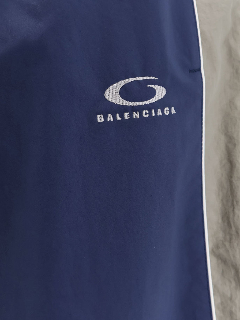 Balenciaga Sporty Nylon Trousers Blue Men