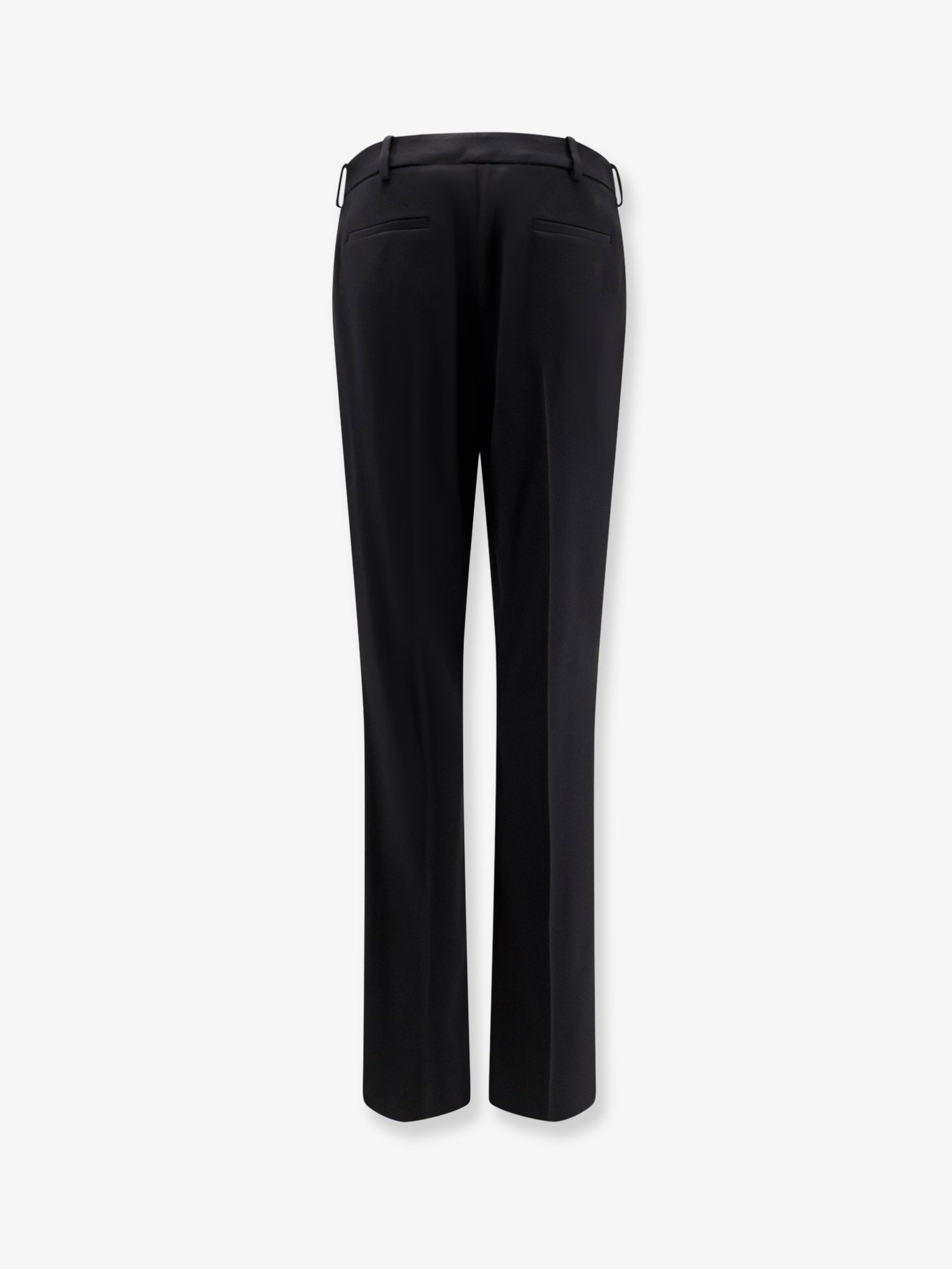 Balenciaga Women Slim Tailored Wool Trousers