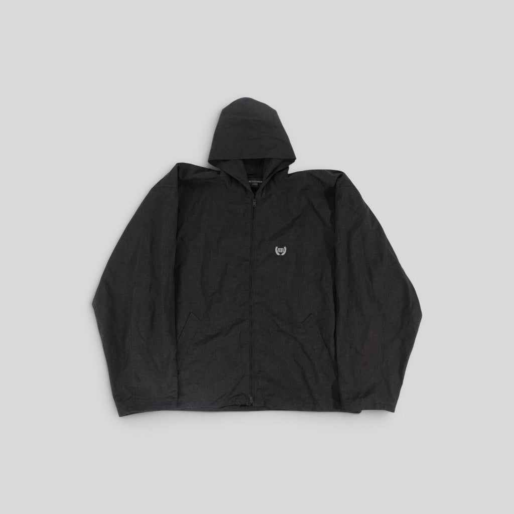 Balenciaga Hooded Jacket in Black