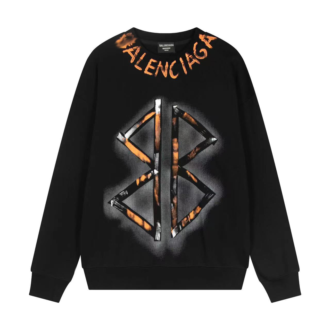 Balenciaga  LOGO Crew Neck Hoodie