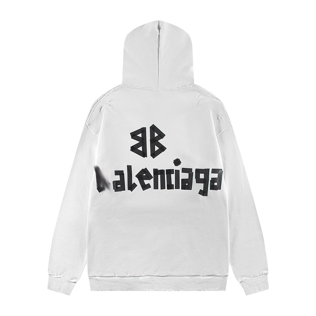 Balenciaga  Print LOGO Hoodie