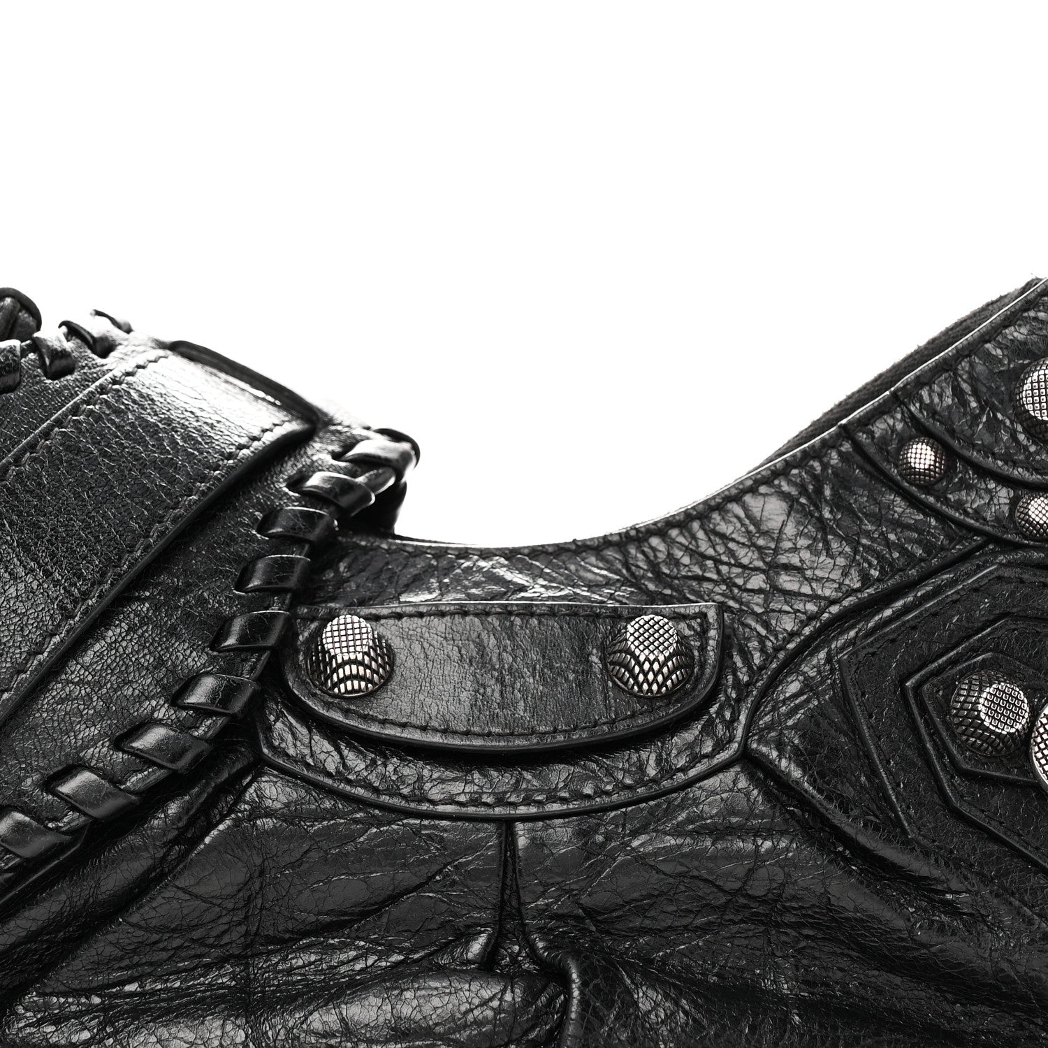 Agneau Arena Le Cagole Shoulder Bag XS Black
