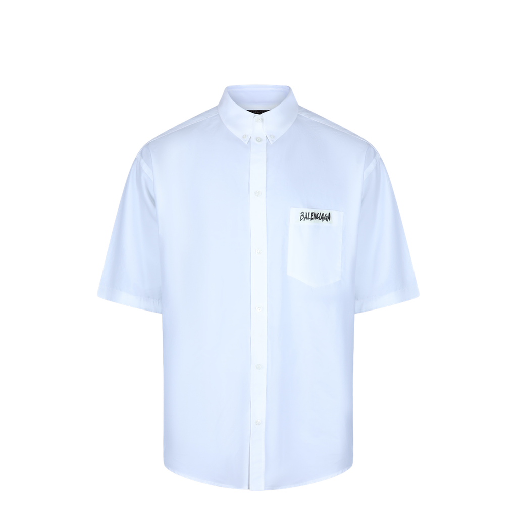 White Poplin Oversize Shirt