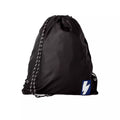 Black Nylon Drawstring Backpack