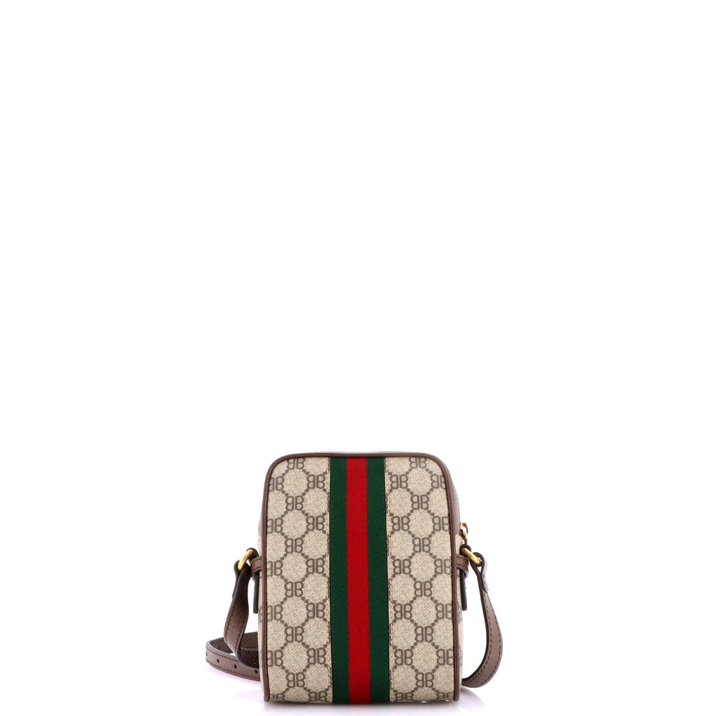 x Gucci The Hacker Project Zip Messenger Bag BB Coated Canvas Mini