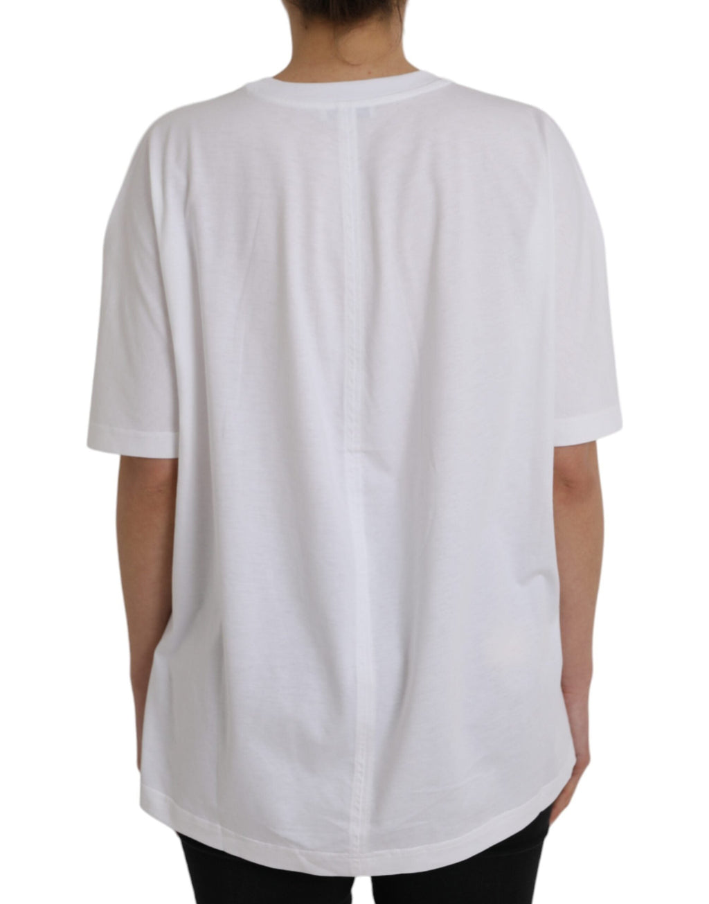 Balenciaga White Cotton Crew Neck Short Sleeves Women's T-shirt (Pre-Owned)