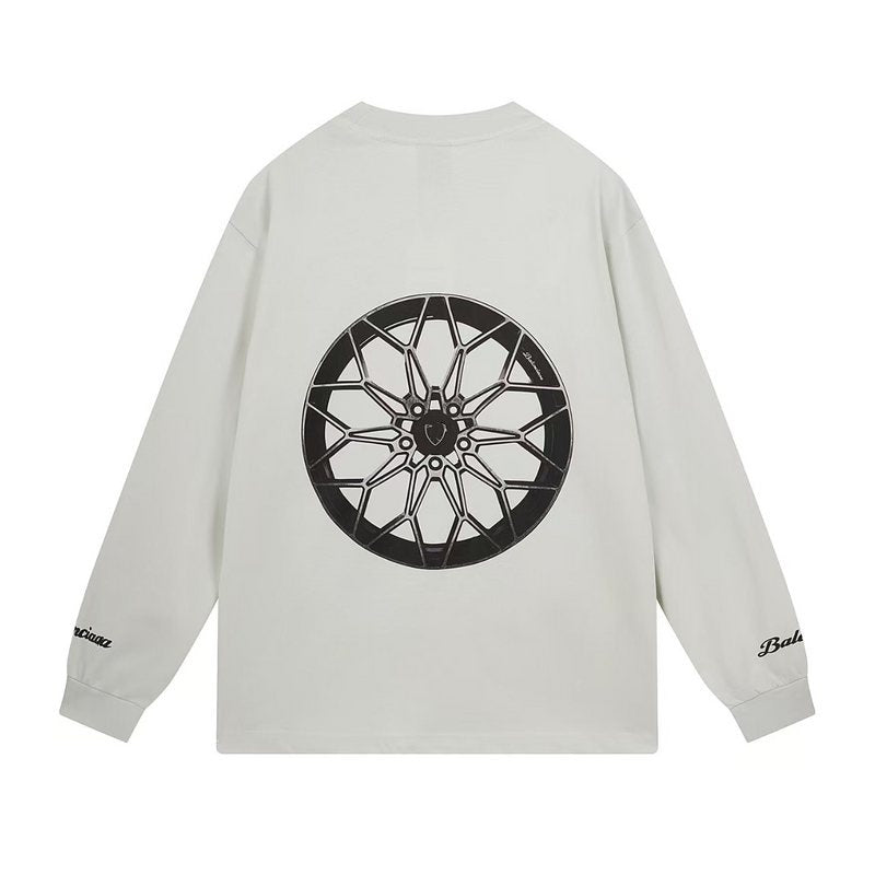 Balenciaga Crew Neck Letter Sweatshirt