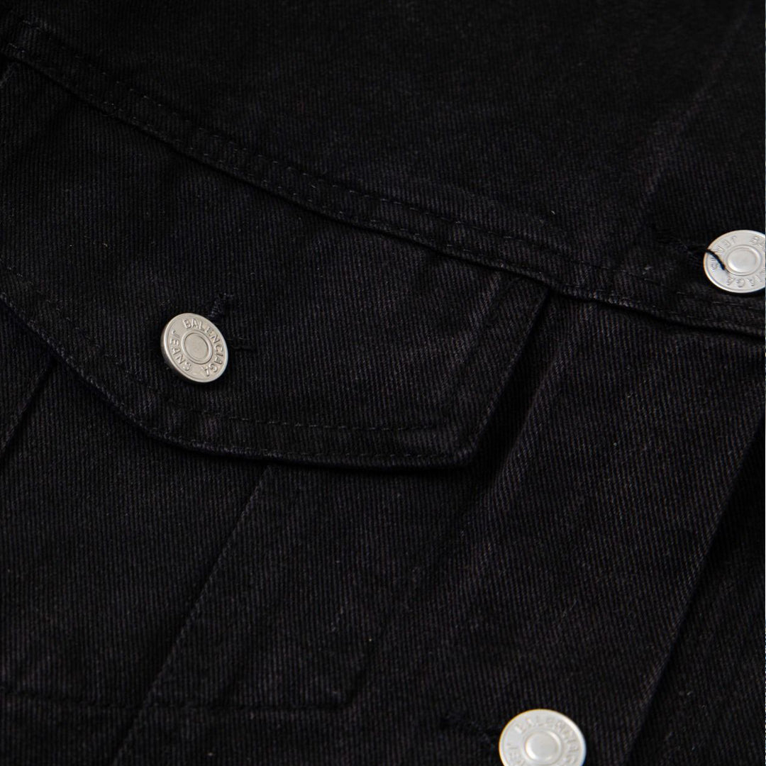 Balenciaga Black Denim Jacket