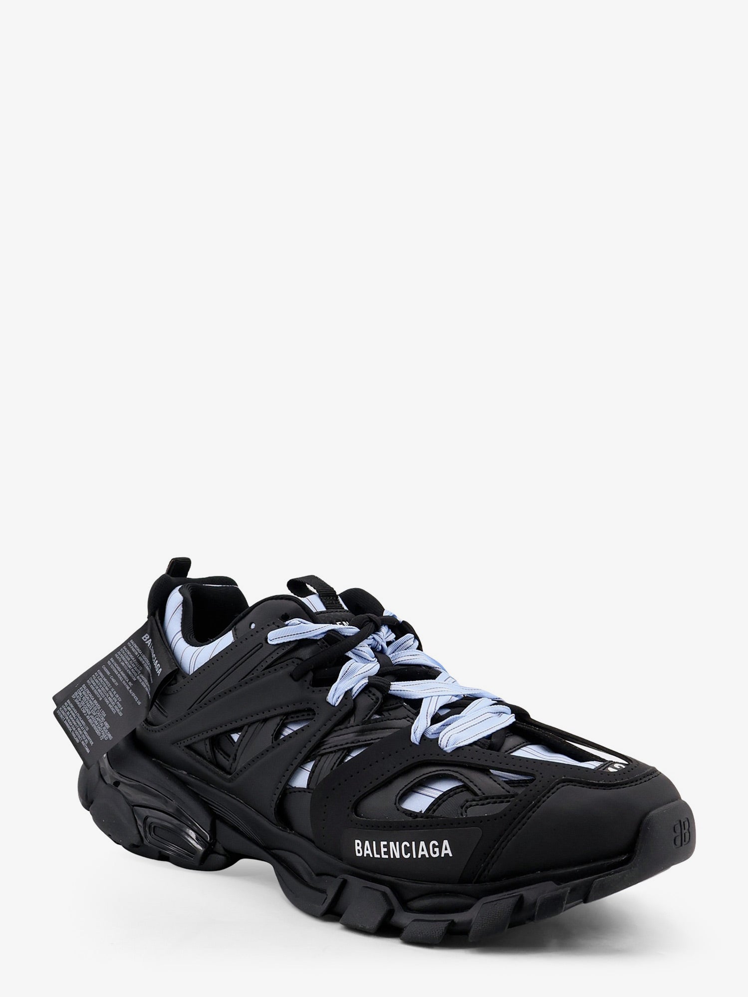 Balenciaga Men Track Shirt Polyurethane Sneakers With Side Logo