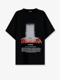 Balenciaga The Door Cotton T-Shirt Black