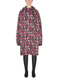 Balenciaga Women Coat With Floral Pattern